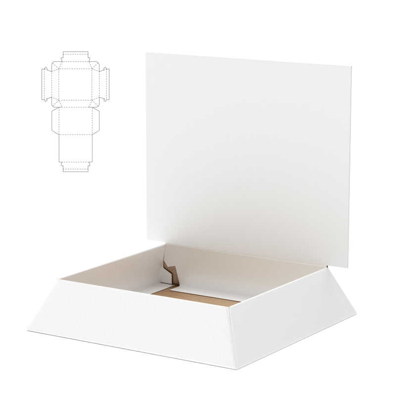 白色锥形纸板包装盒