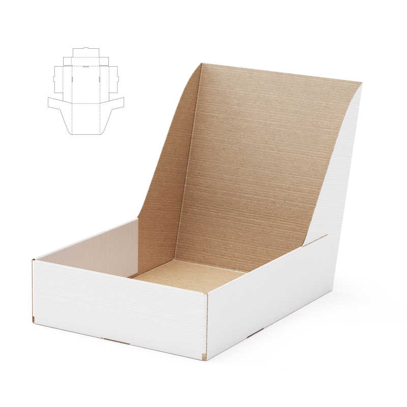 白色正方形纸板包装盒