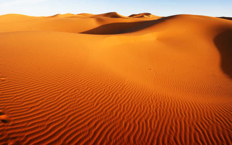 无边无际的撒哈拉沙漠