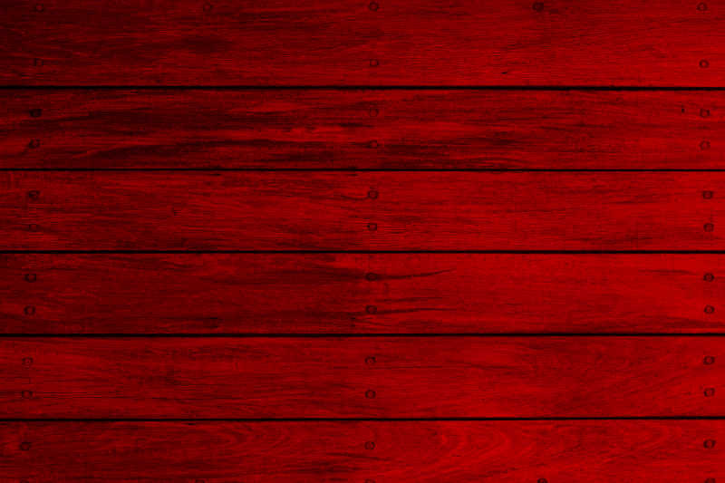 木制木板上的红色油漆