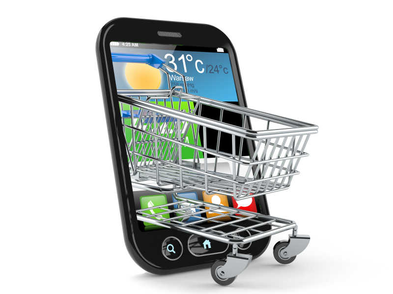 智能手机与购物车