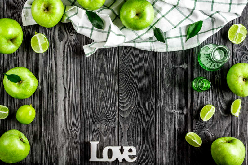 天然食品设计与绿色苹果