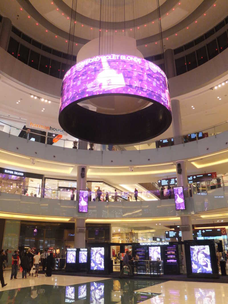 迪拜购物中心内部