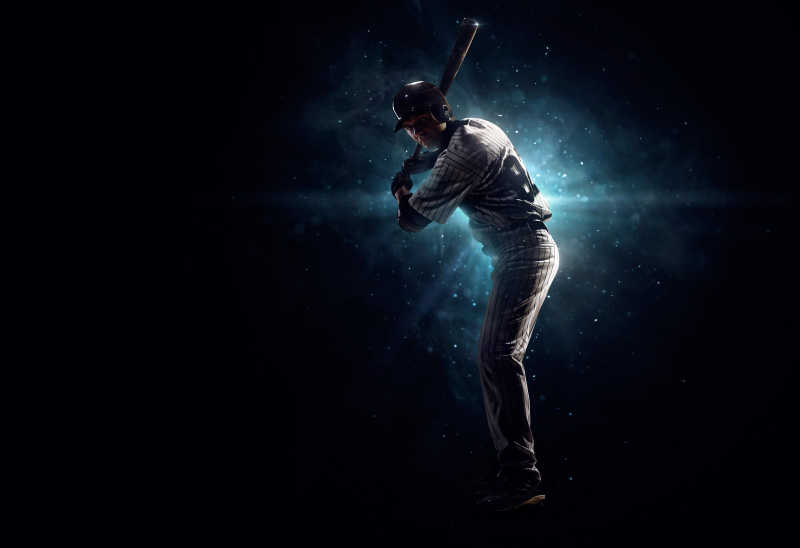 职业棒球选手是站在聚光灯下