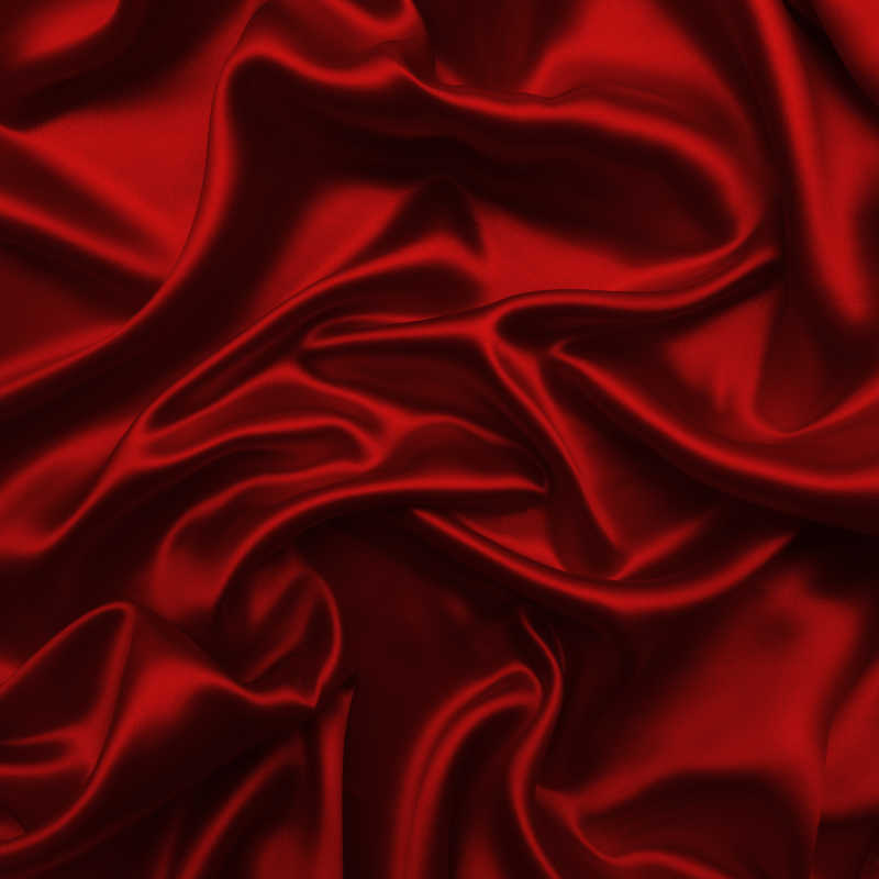 鲜艳的红色丝绸背景