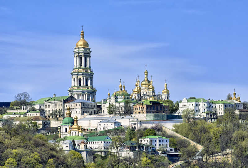 乌克兰基辅修道院全景