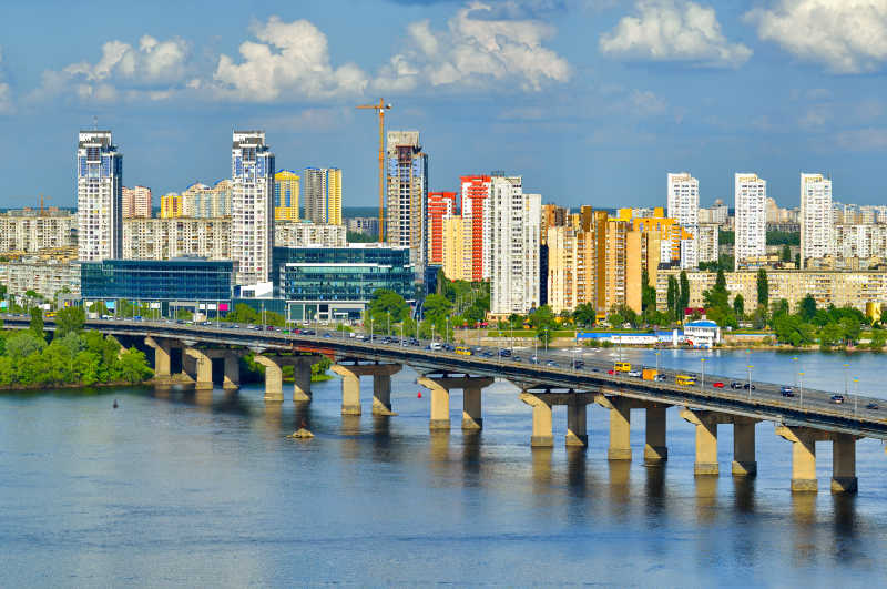 乌克兰首都基辅城市美景