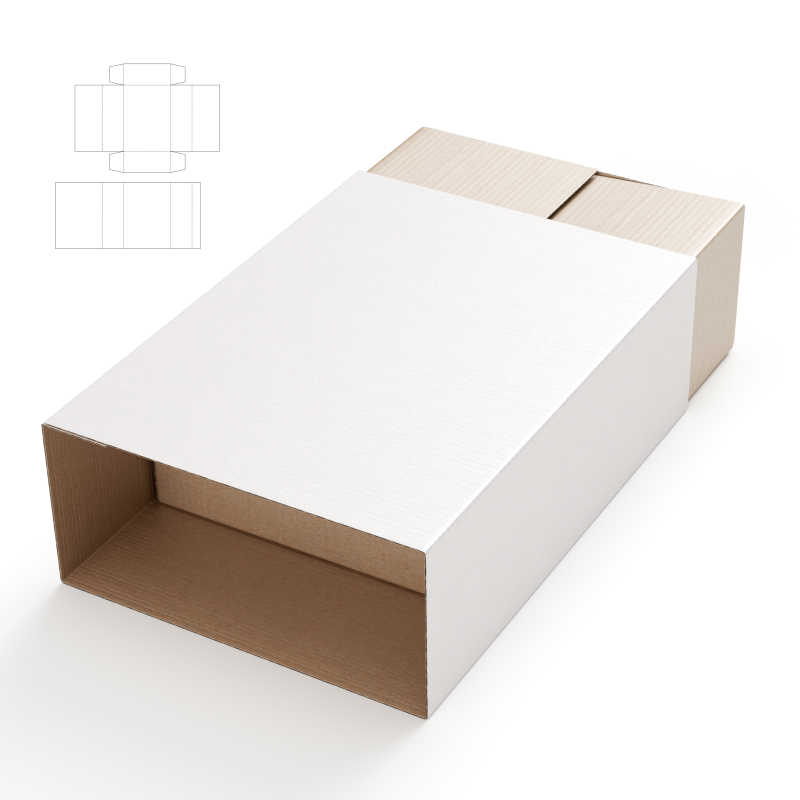 白色纸箱子