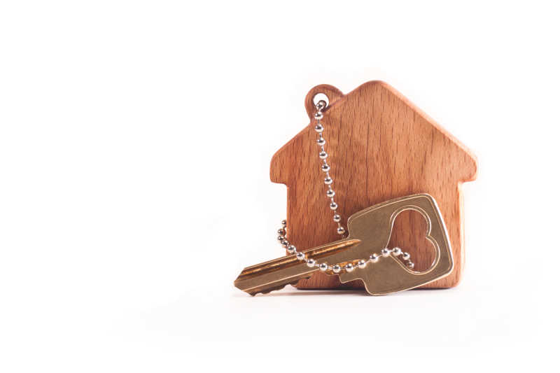 房子的钥匙和钥匙扣
