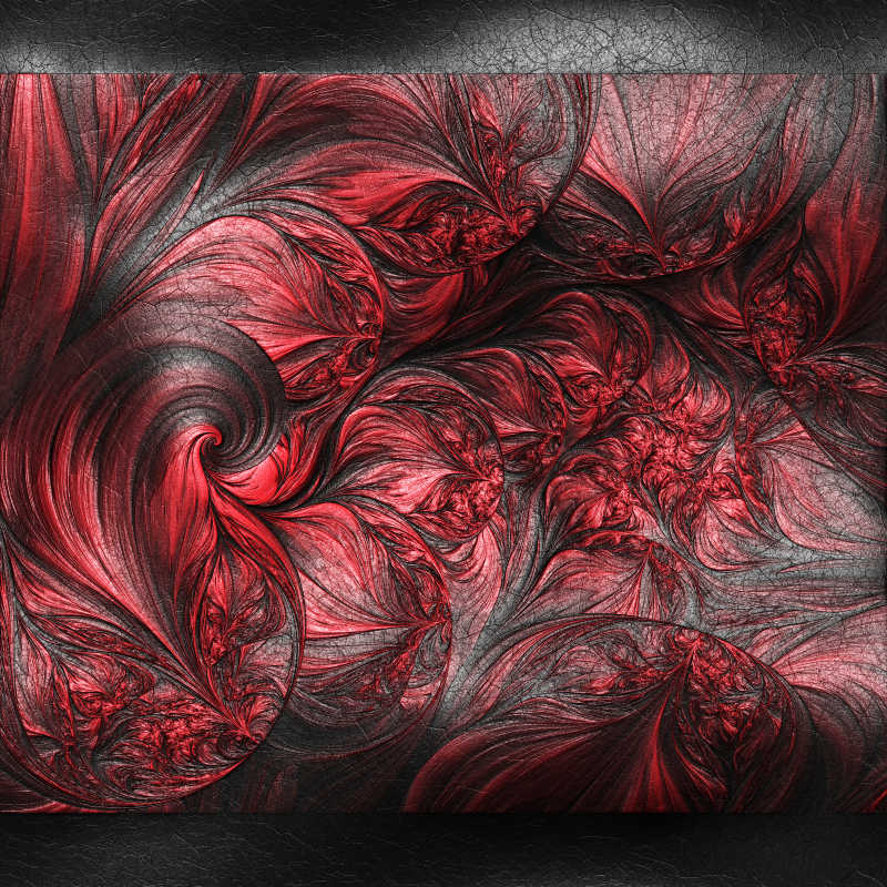 复古奢华暗红色立体抽象背景