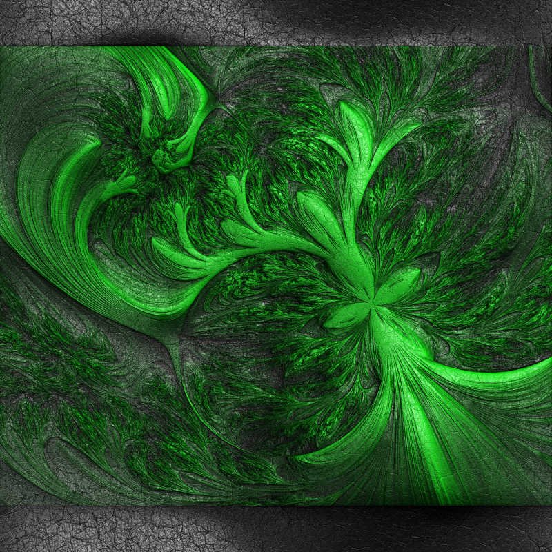 绿色立体压花抽象背景