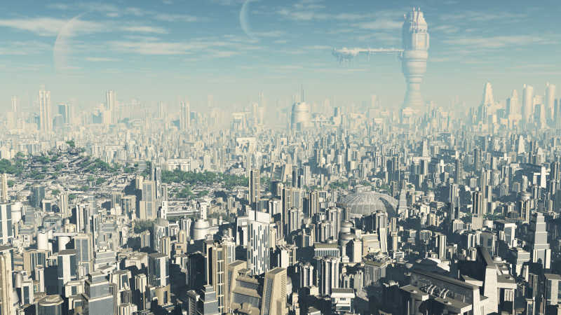展望未来科幻城市