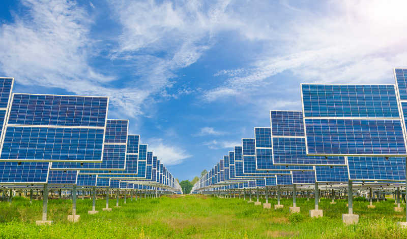 再生太阳能发电厂