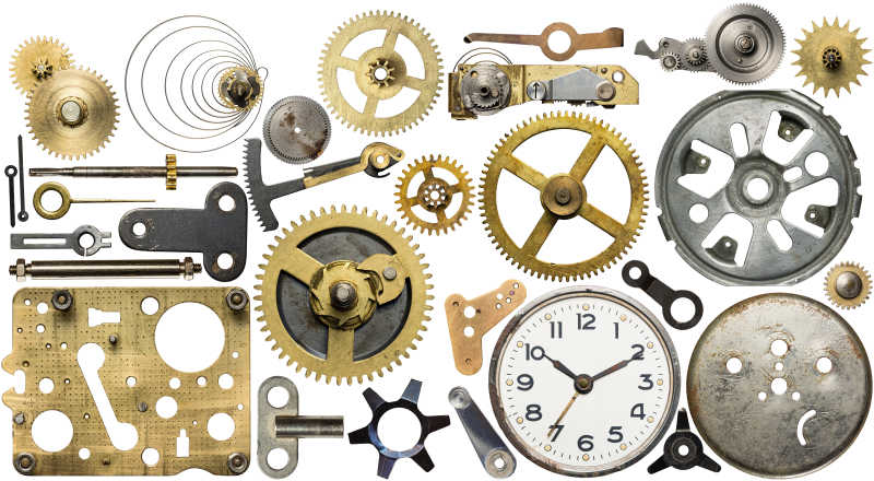 金属齿轮齿轮和钟表零件