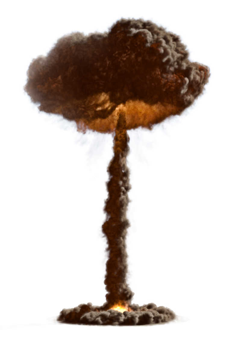 核弹蘑菇状云
