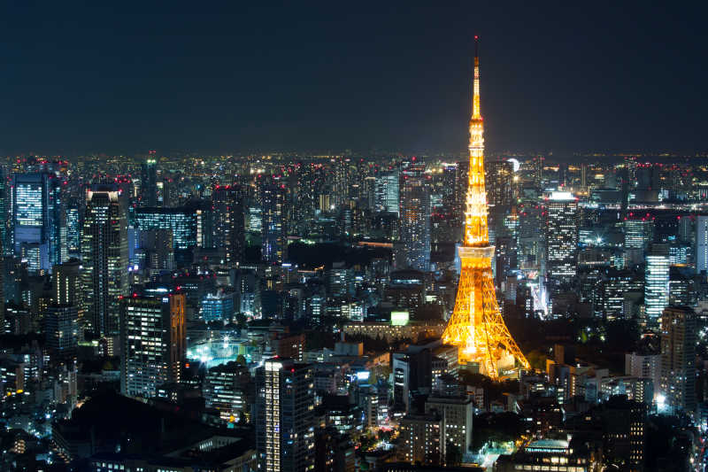 日本东京夜景