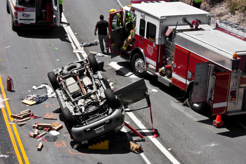 道路上的交通事故