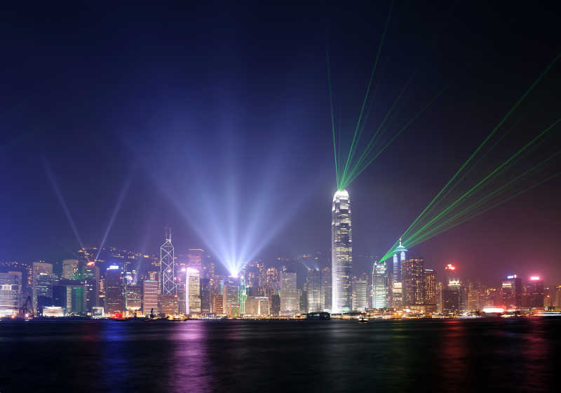 香港的灯光秀