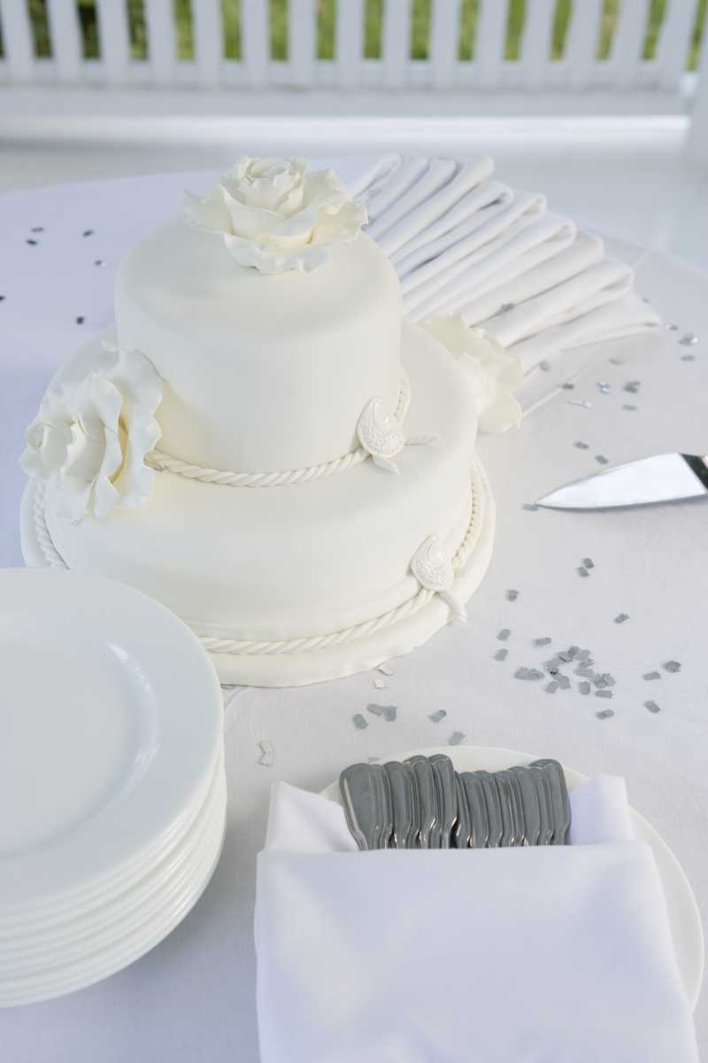 结婚准备的蛋糕