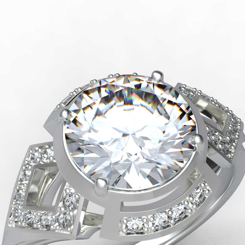 一个钻石戒指