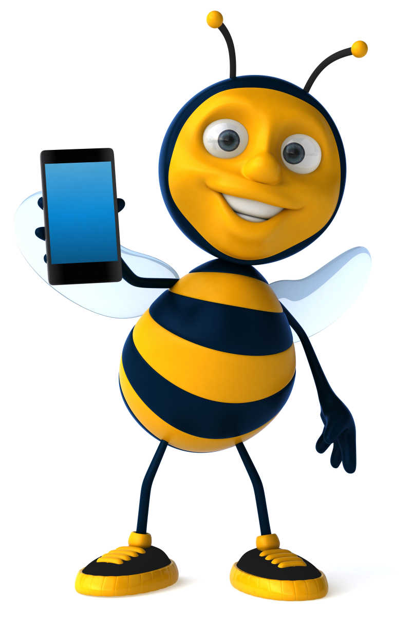 拿手机的小蜜蜂