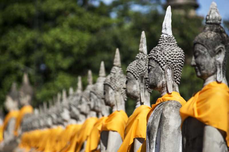 泰国佛雕像