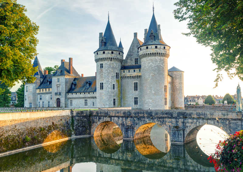 坐落在卢瓦尔河谷的城堡