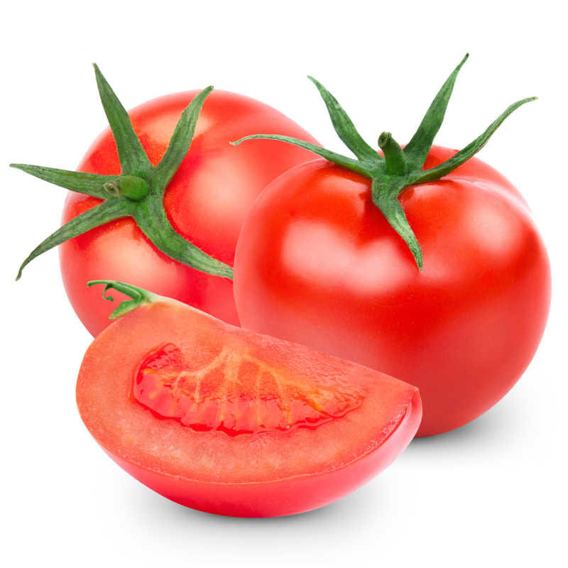 鲜红色番茄