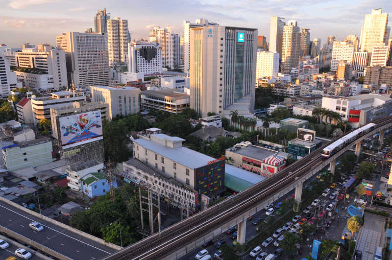 曼谷城市鸟瞰