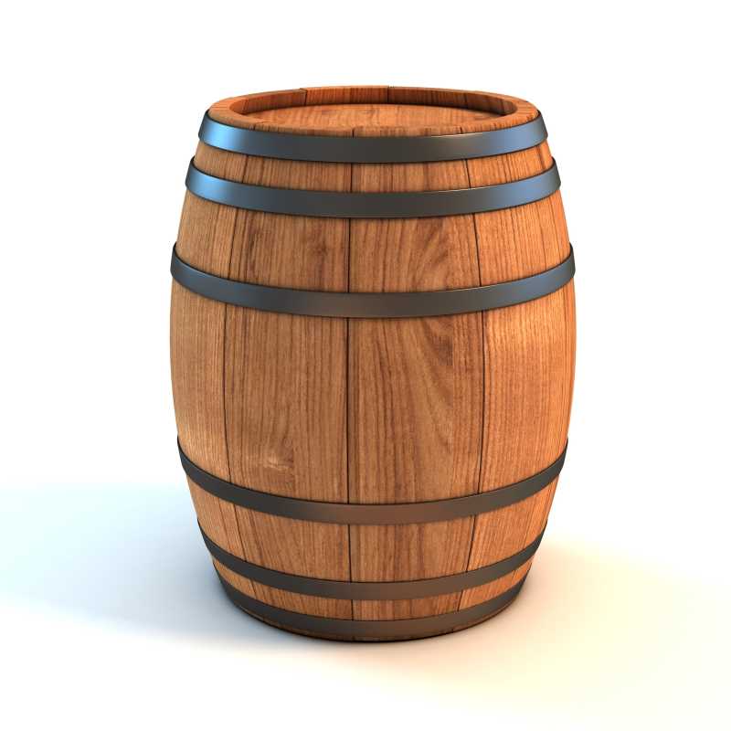 棕色的木制酒桶