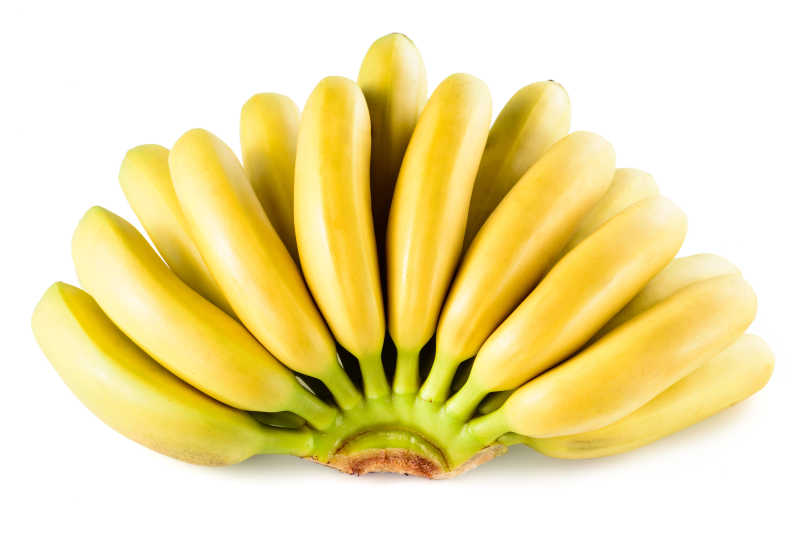 一串新鲜香蕉