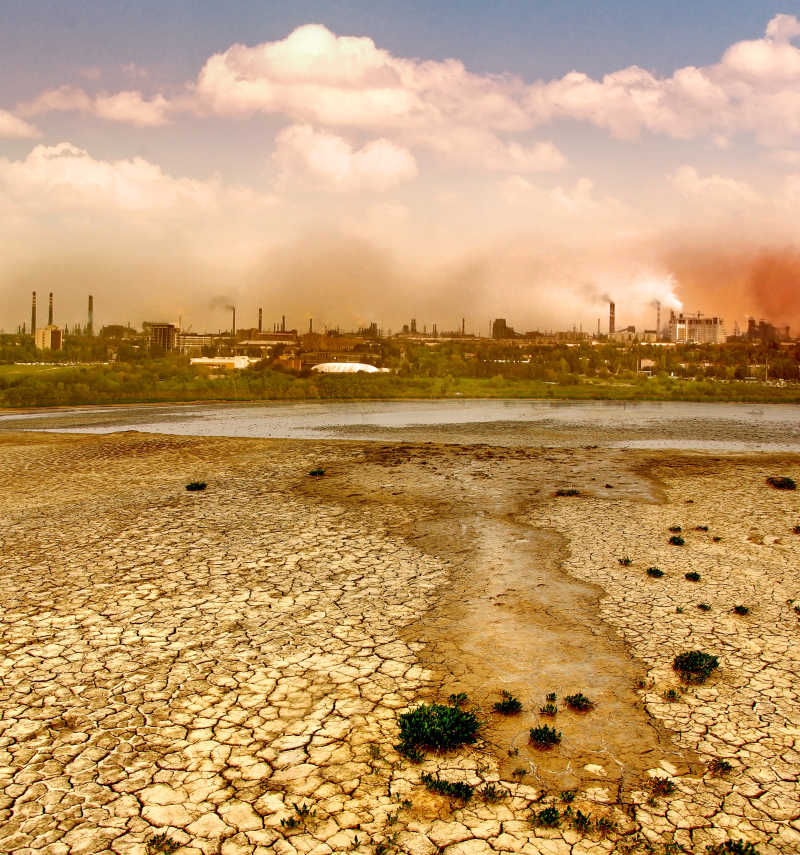 工业污染最终导致的河流干涸