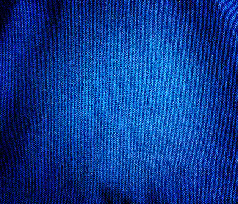 蓝色帆布织物底纹