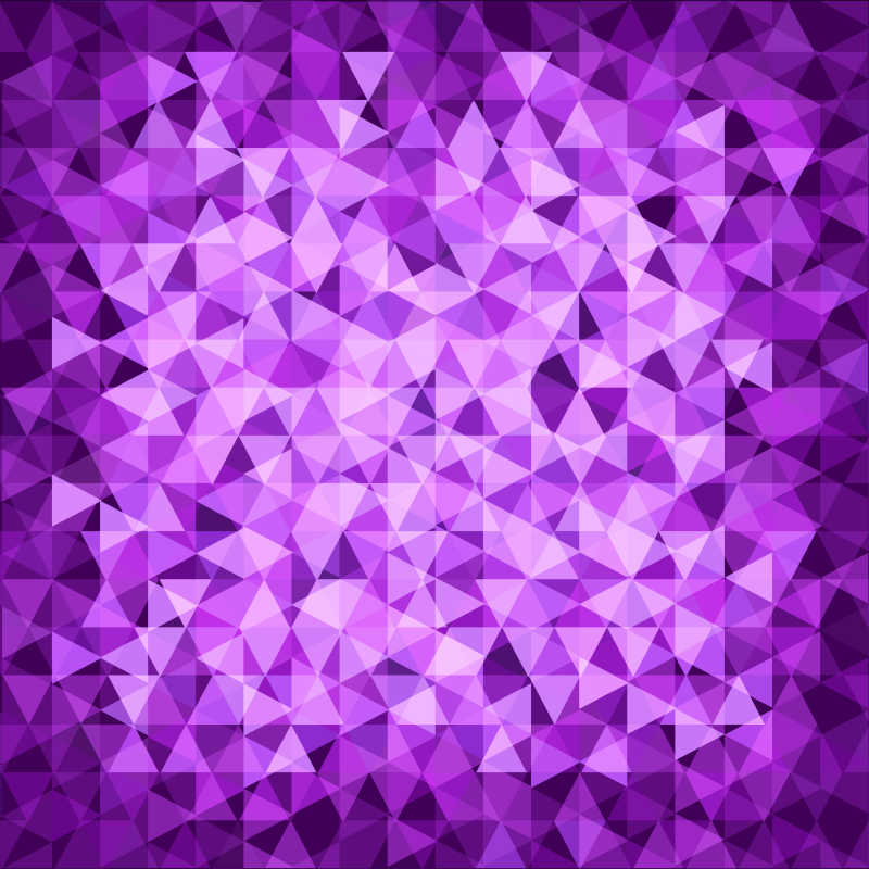 紫色三角马赛克背景