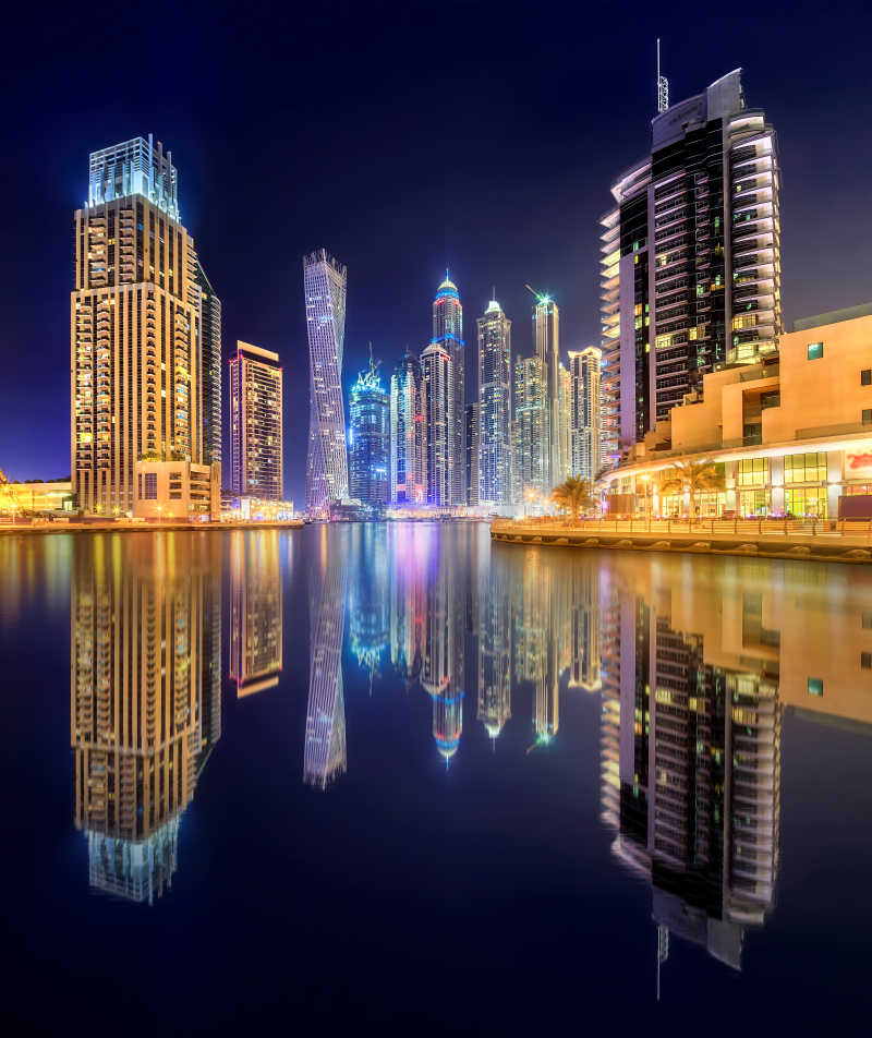 迪拜滨海湾建筑