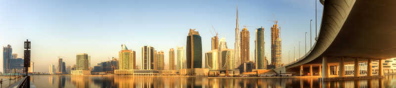 迪拜商业湾全景