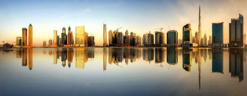 迪拜商业湾建筑