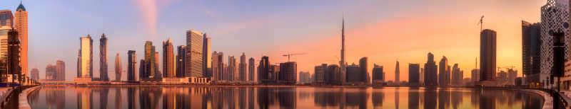 迪拜的商务湾