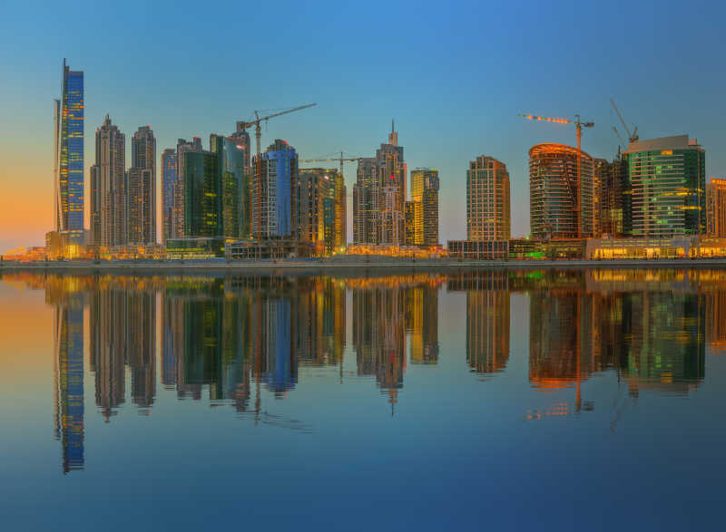 迪拜商业湾建筑楼