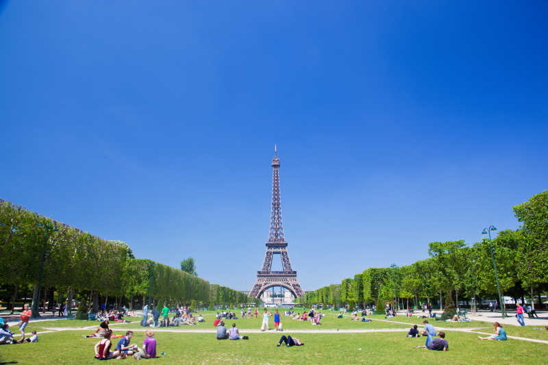 法国巴黎埃菲尔铁塔风景
