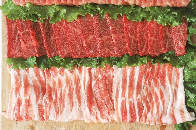 切成片的肉