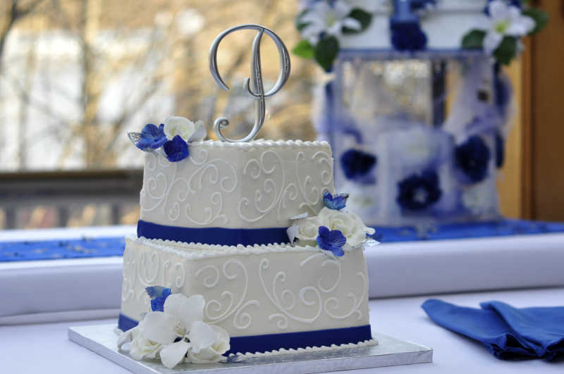 典雅的婚礼蛋糕