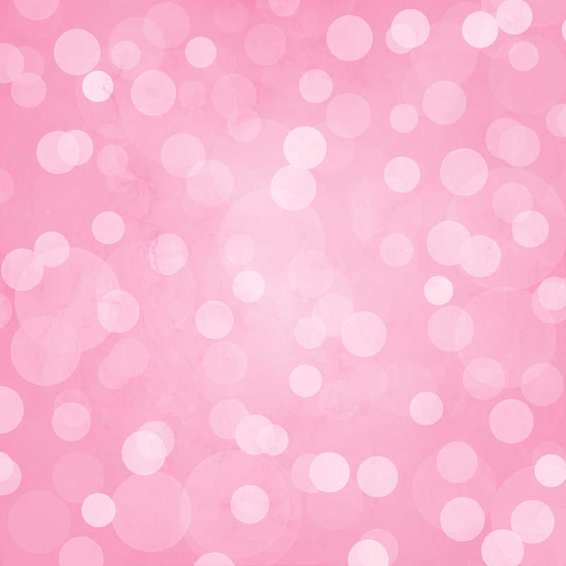 粉红色底纹白色圆圈抽象背景
