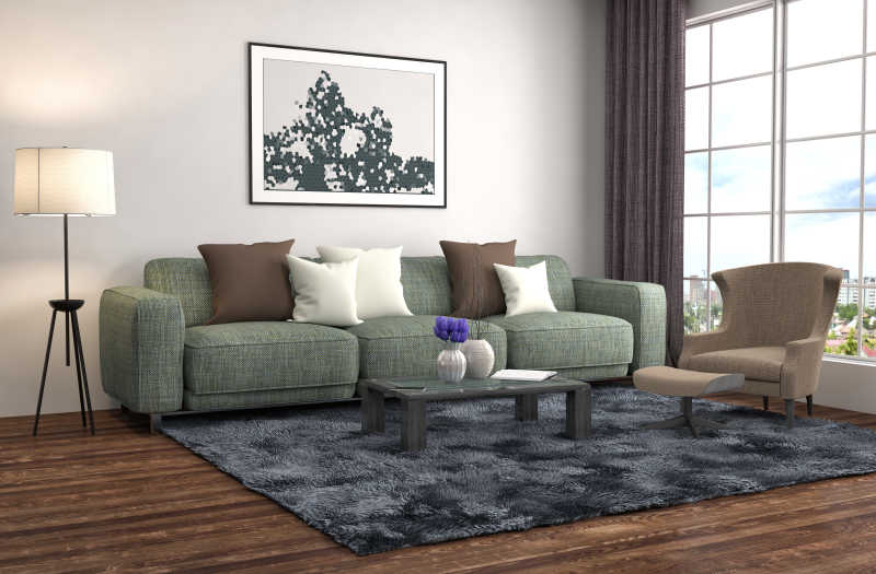 现代简约风格与配搭的沙发