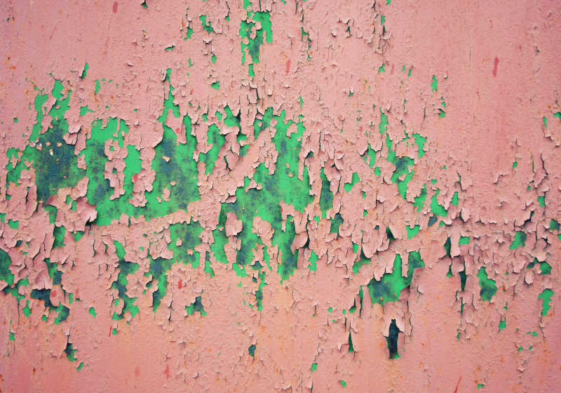 粉绿色旧墙壁背景