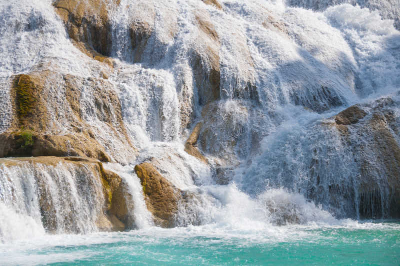 墨西哥境内的美丽瀑布