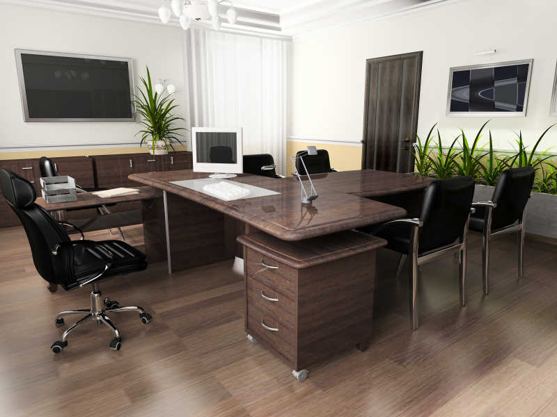 现代设备齐全的办公室装修设计效果