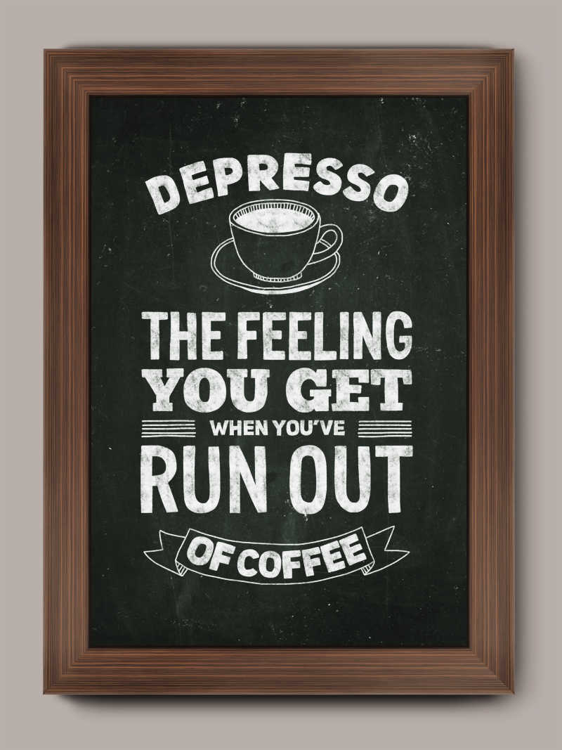 咖啡宣传海报模板