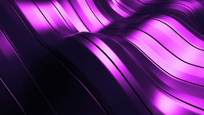 紫色的金属波纹
