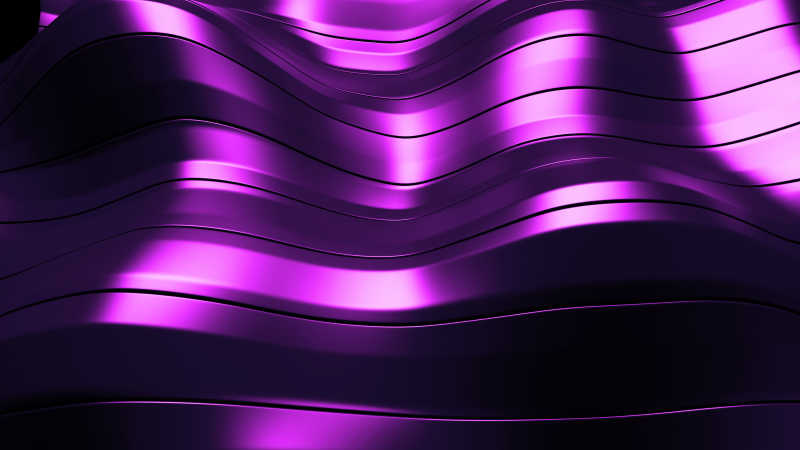 炫酷的紫色金属波纹
